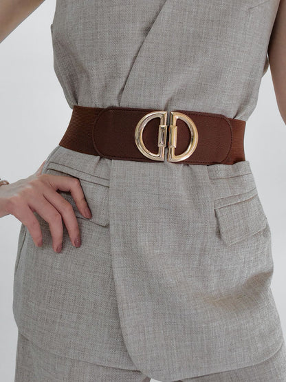 Chic Chic D Buckle Elastic Belt