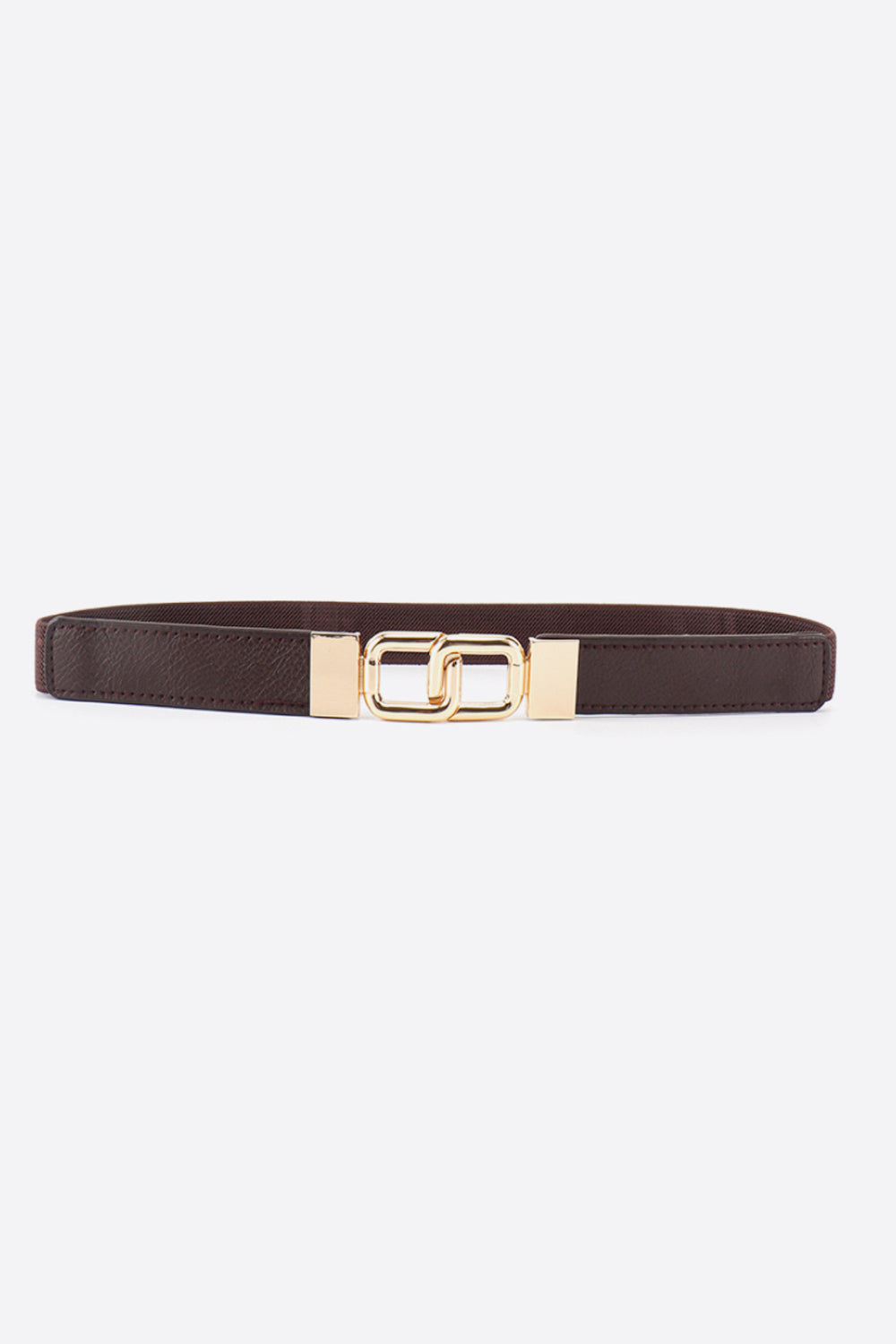 Chic Chic Geometric Double Buckle Elastic Belt