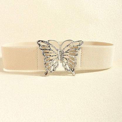 Chic Chic Beauty Buckle Elastic Belt