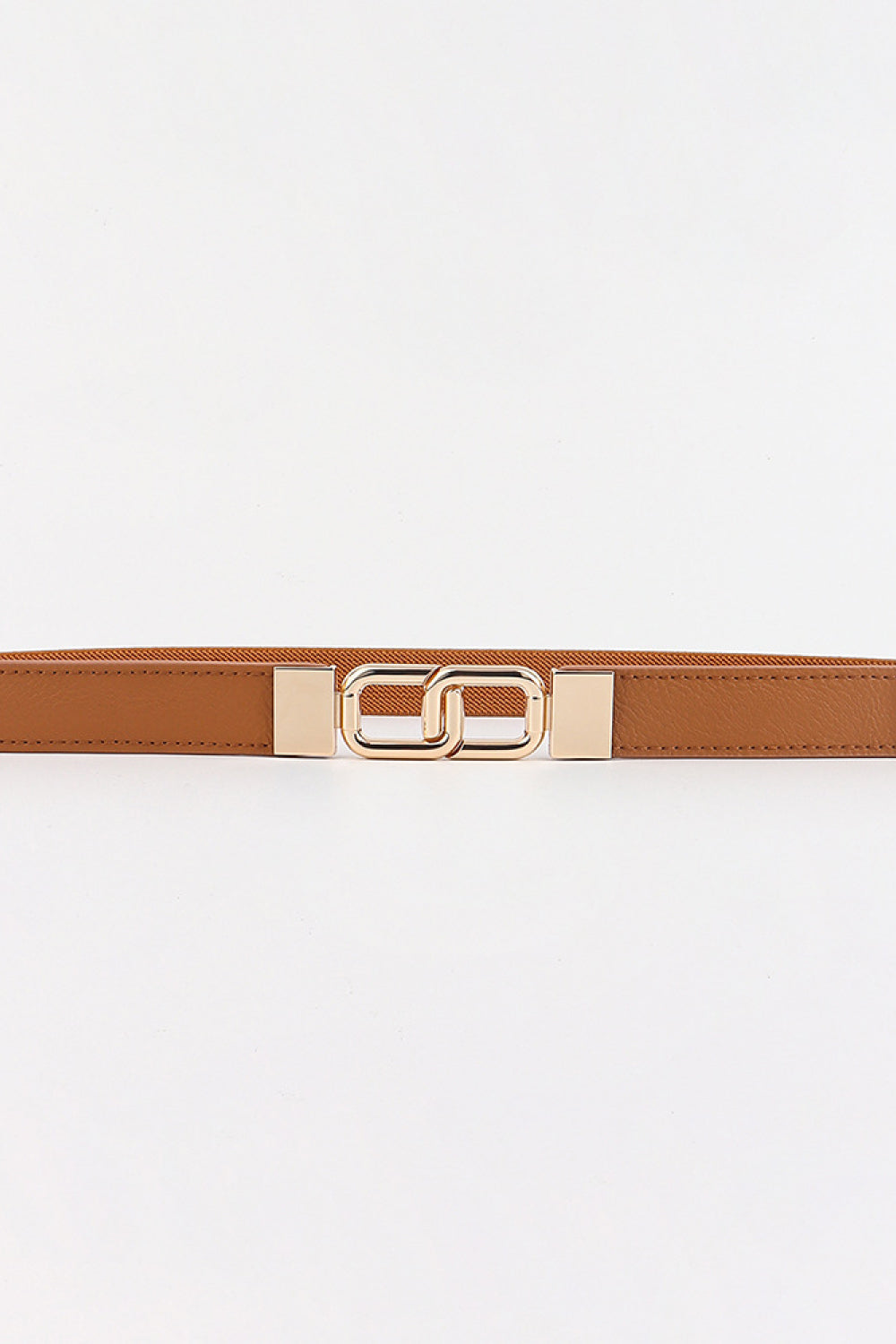 Chic Chic Geometric Double Buckle Elastic Belt