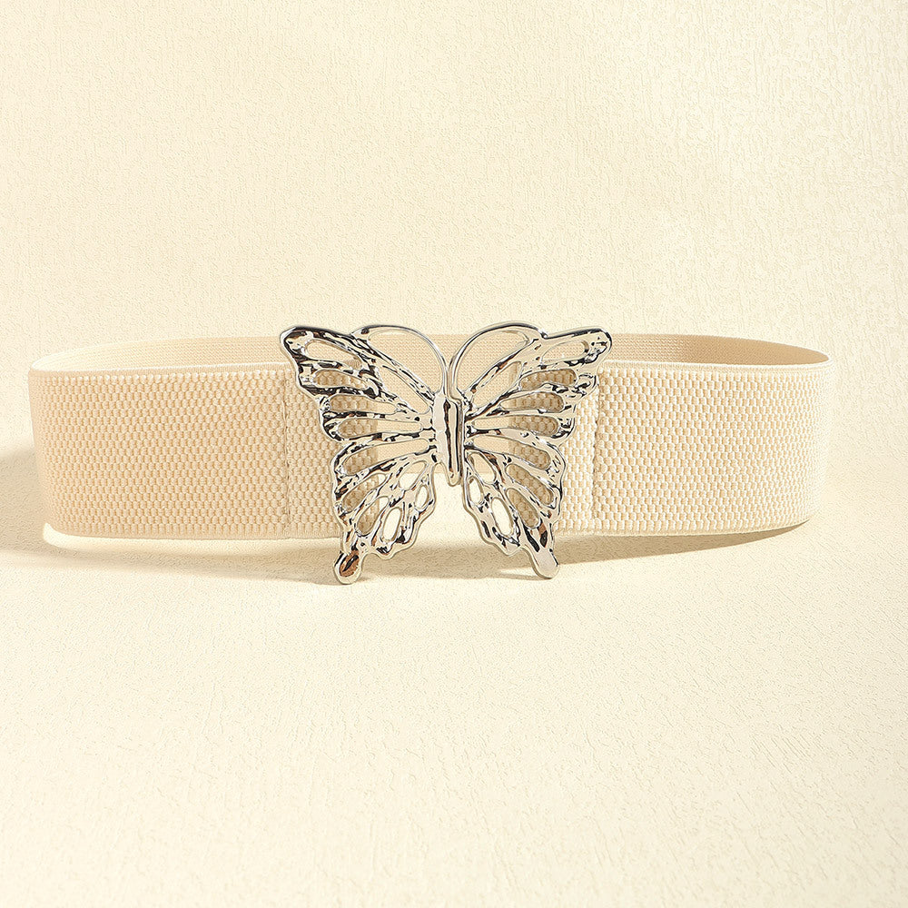 Chic Chic Beauty Buckle Elastic Belt