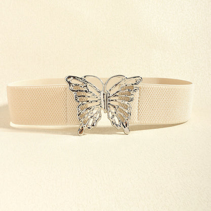 Chic Chic Beauty Buckle Elastic Belt