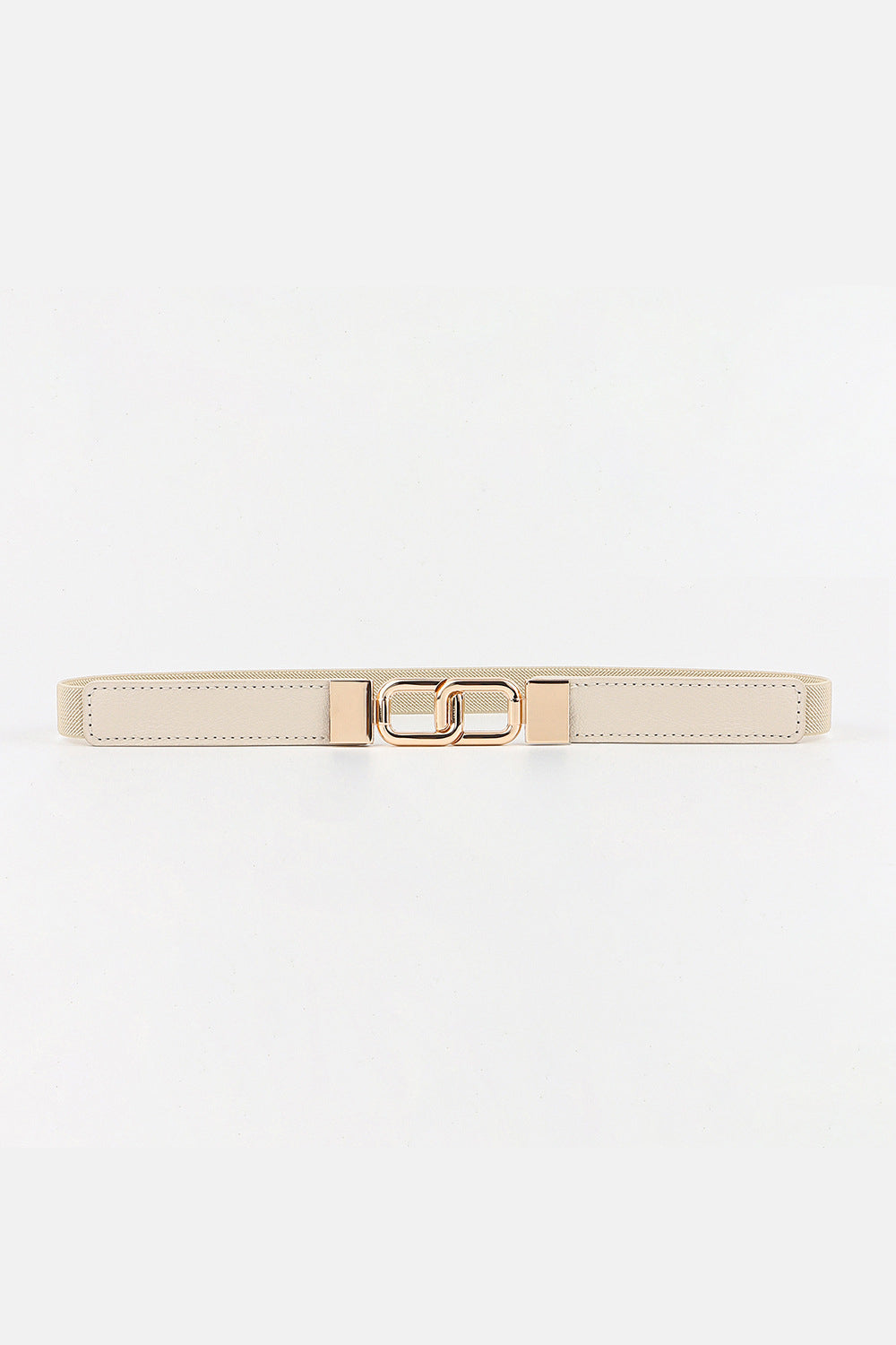 Chic Chic Geometric Double Buckle Elastic Belt