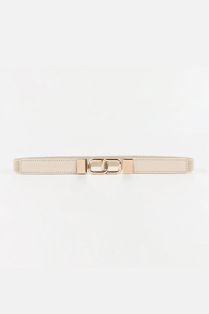 Chic Chic Geometric Double Buckle Elastic Belt