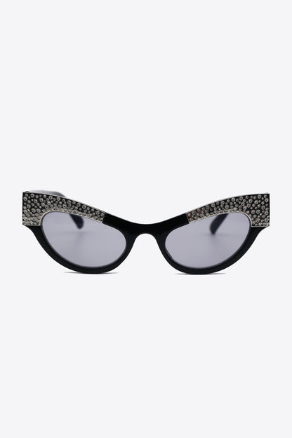 Chic Chic Pamela UV400 Rhinestone Cat-Eye Sunglasses