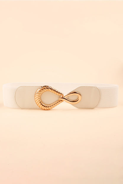 Chic Chic Ribbed Buckle Elastic Belt