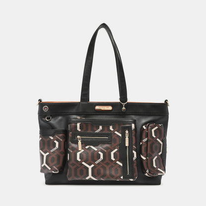 Chic Chic USA Geometric Pattern Large Handbag