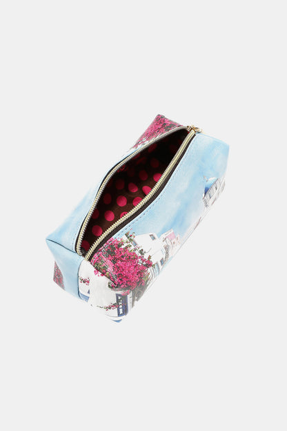 Chic Chic USA Printed Handbag with Three Pouches