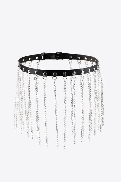 Chic Chic Fringed Chain Belt