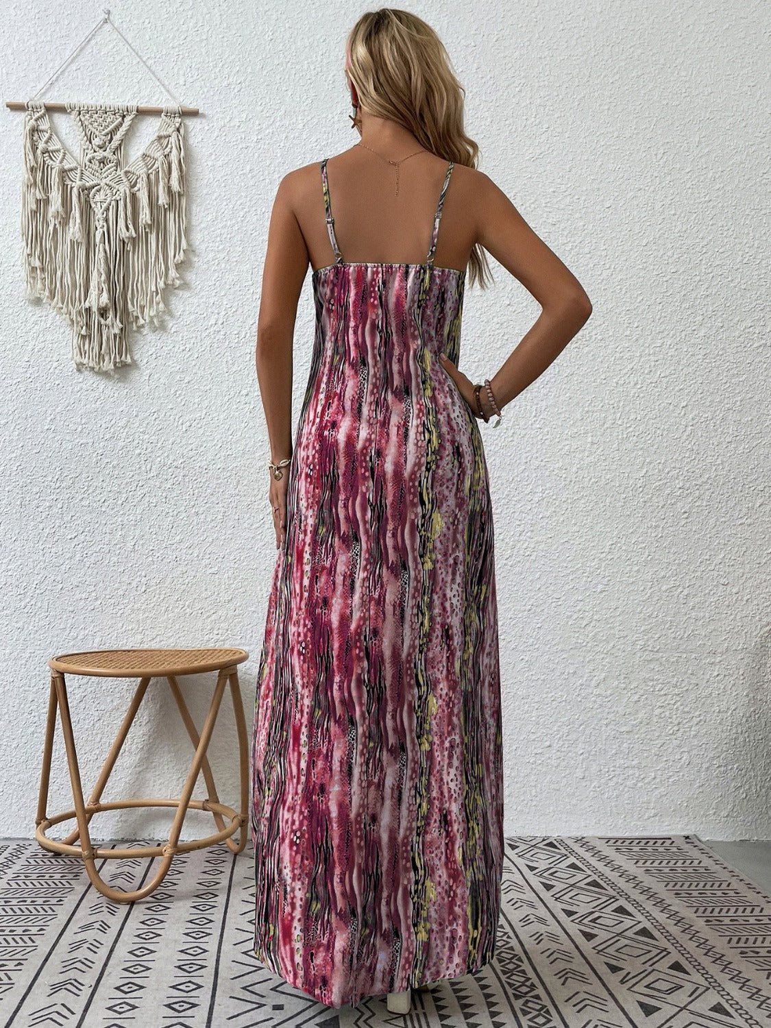  Scoop Neck Maxi Cami Dress