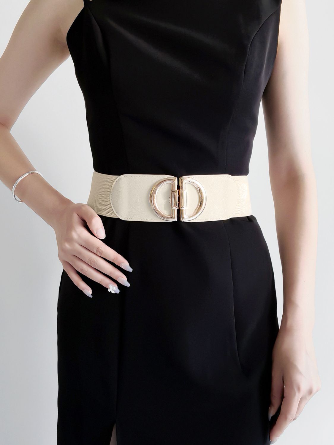 Chic Chic D Buckle Elastic Belt