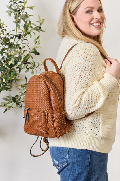 Chic Chic Woven Backpack