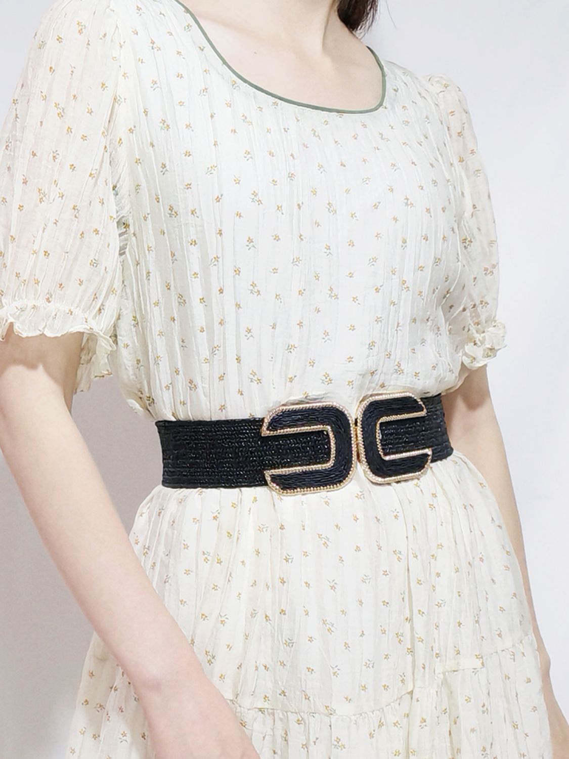 Chic Chic Wide Braid Belt