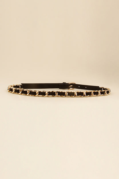 Chic Chic Chain Skinny Belt