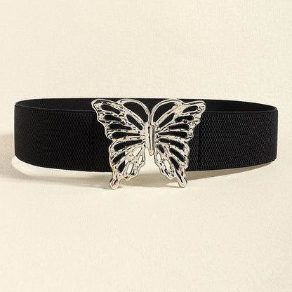 Chic Chic Beauty Buckle Elastic Belt