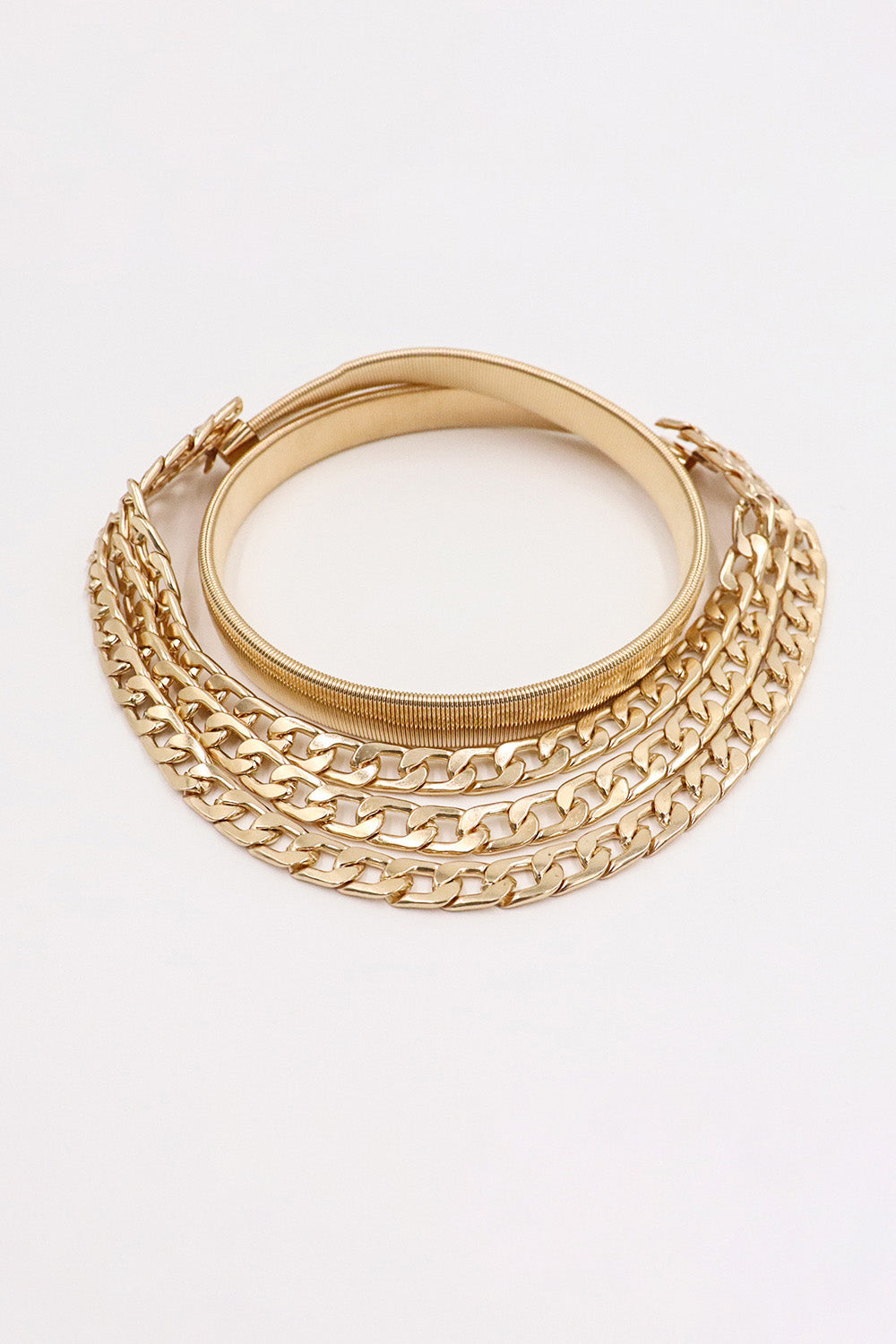 Chic Chic Triple-Layered Chain Belt