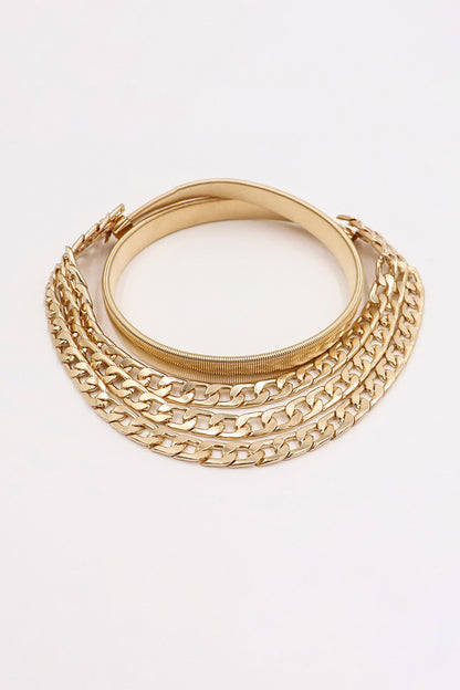 Chic Chic Triple-Layered Chain Belt