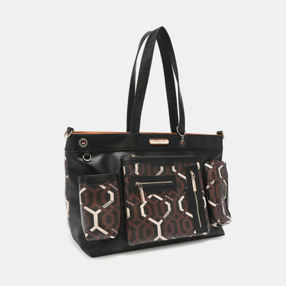 Chic Chic USA Geometric Pattern Large Handbag