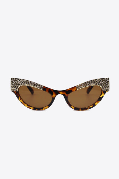 Chic Chic Pamela UV400 Rhinestone Cat-Eye Sunglasses