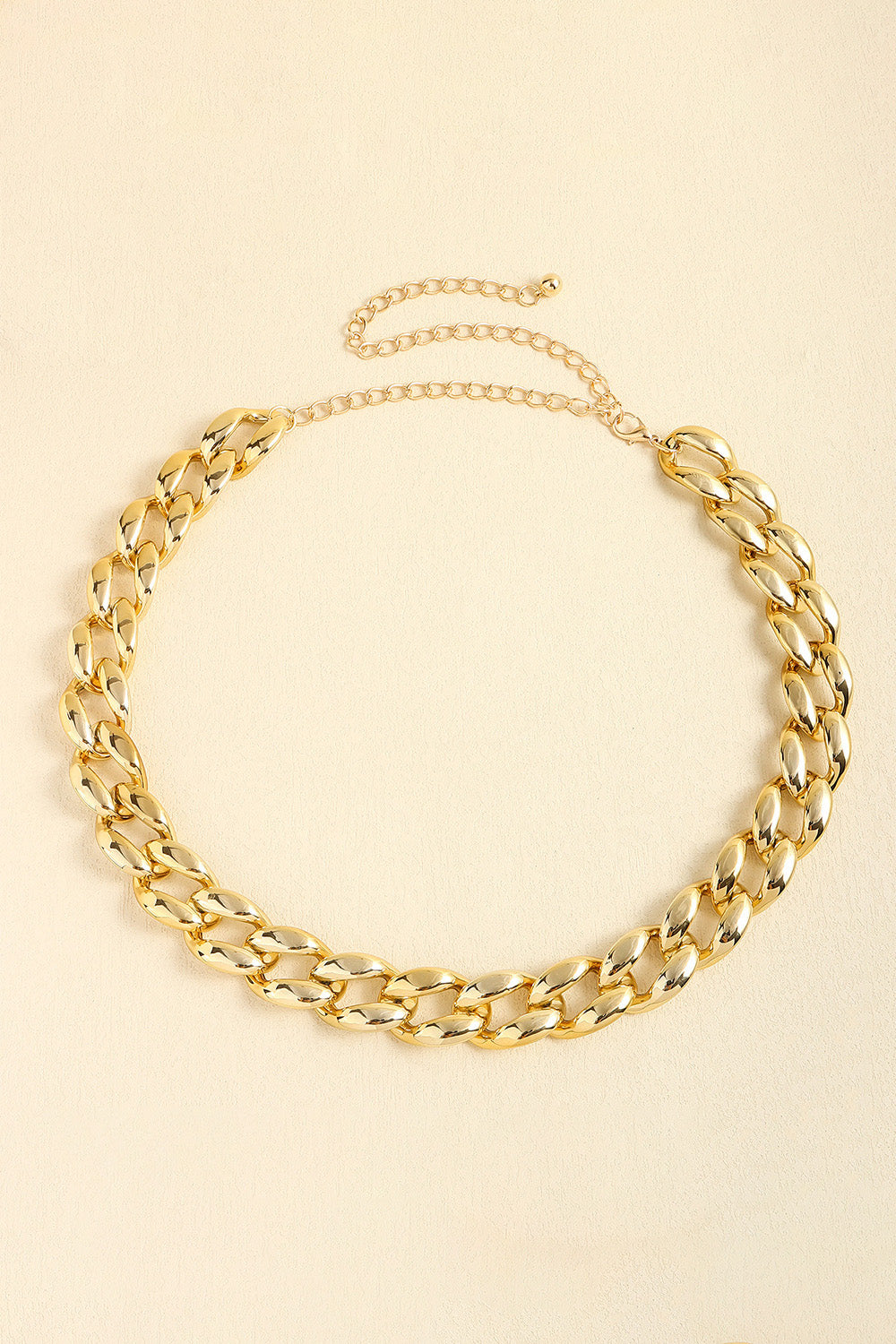 Curb Chain Belt Gold