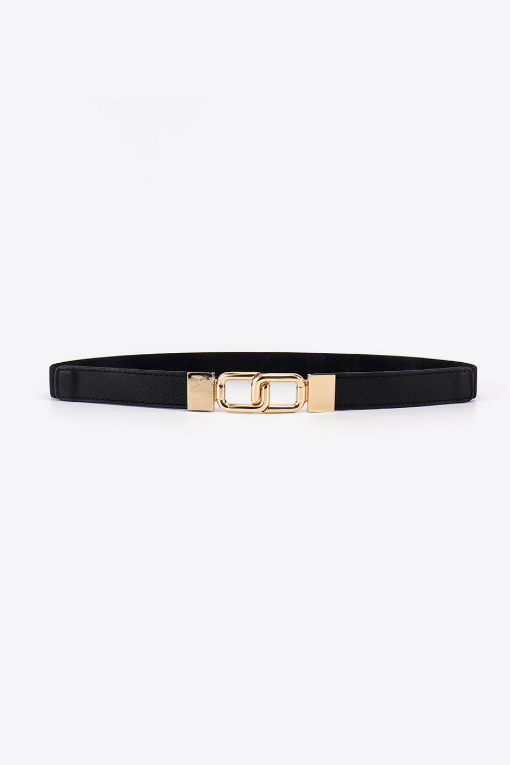 Chic Chic Geometric Double Buckle Elastic Belt