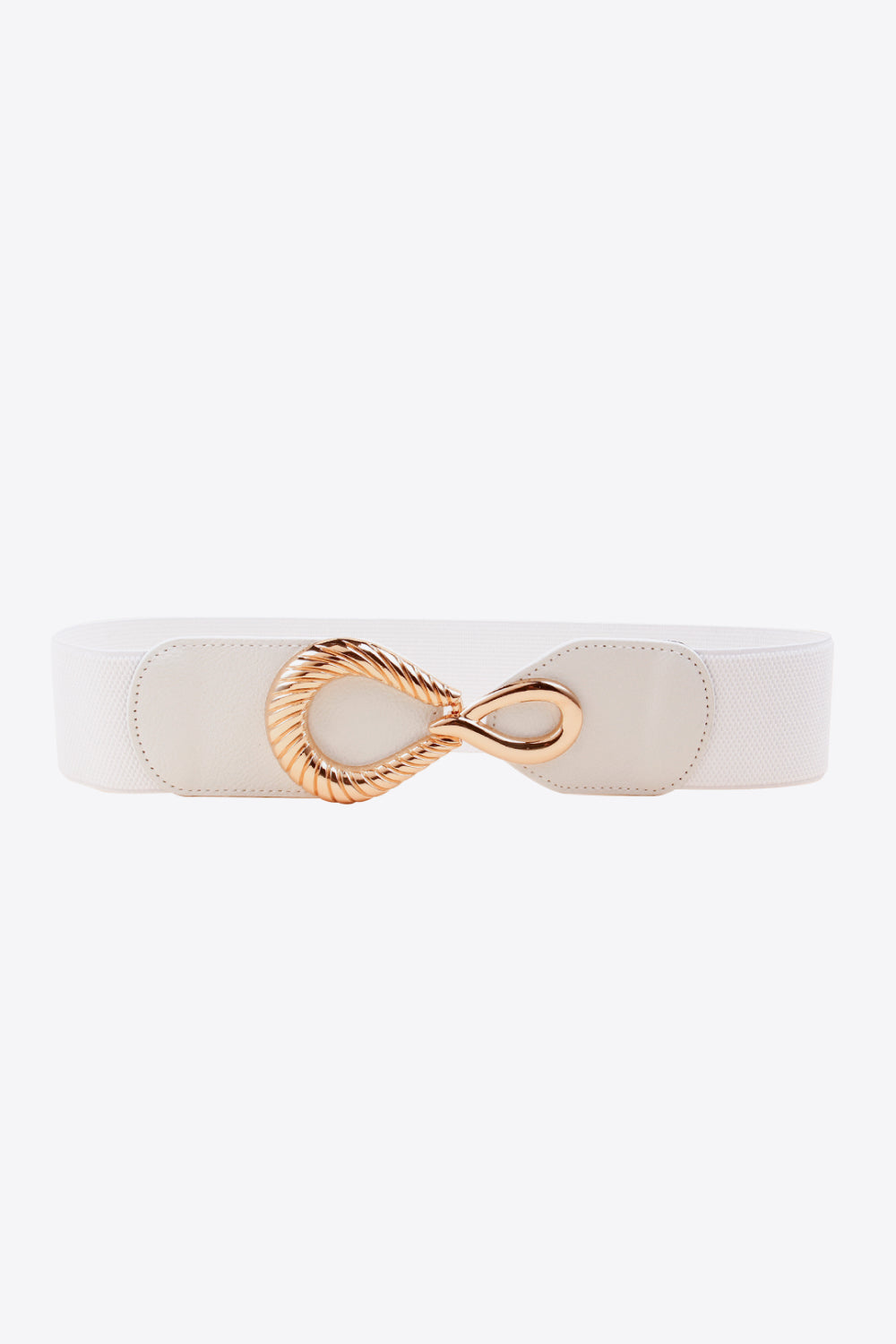 Chic Chic Ribbed Buckle Elastic Belt