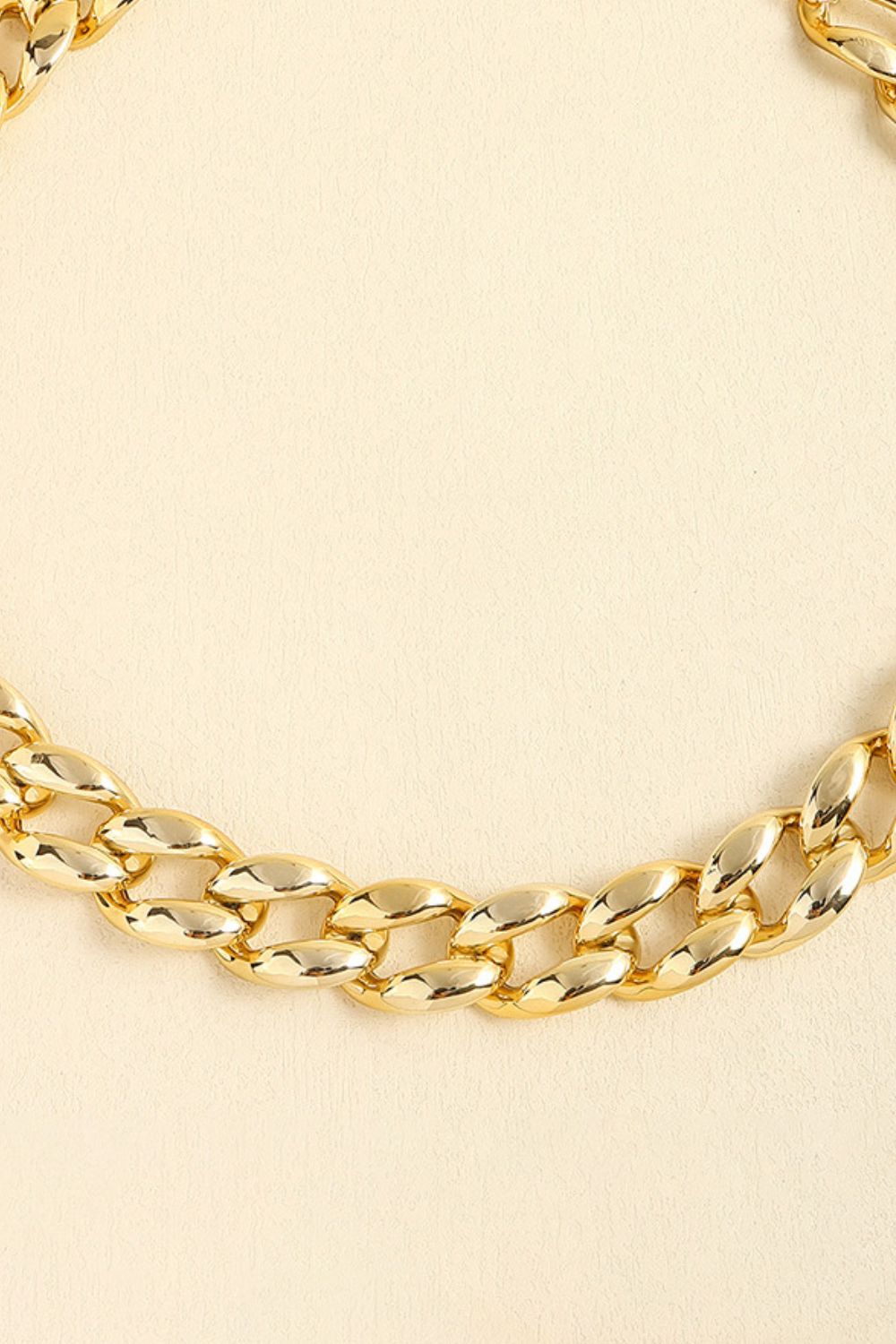 Curb Chain Belt Gold