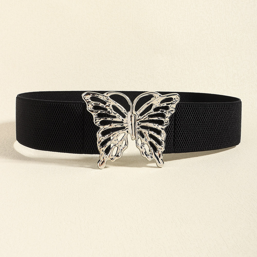 Chic Chic Beauty Buckle Elastic Belt