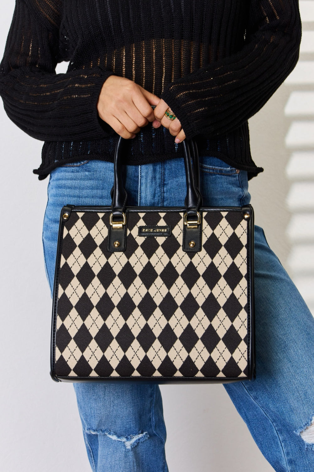 Chic Chic Argyle Handbag