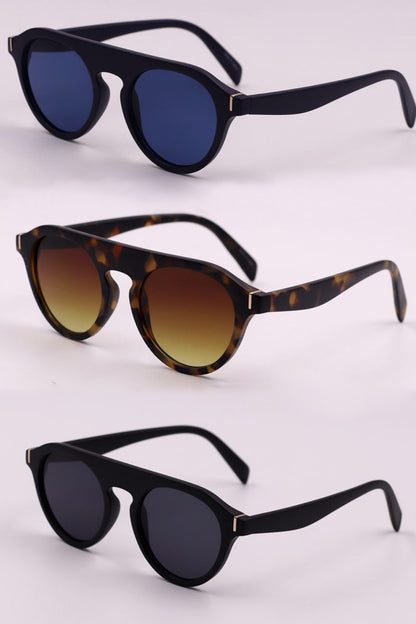 Chic Chic 3-Piece Round Rim Sunglasses