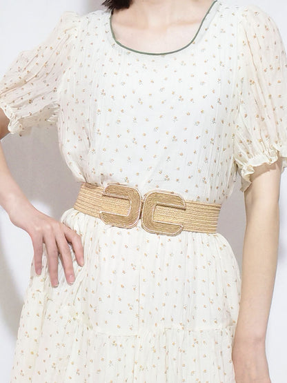 Chic Chic Wide Braid Belt