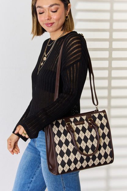 Chic Chic Argyle Handbag