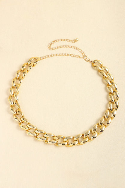 Curb Chain Belt Gold