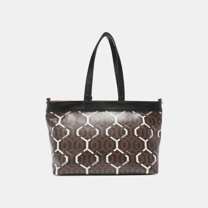 Chic Chic USA Geometric Pattern Large Handbag